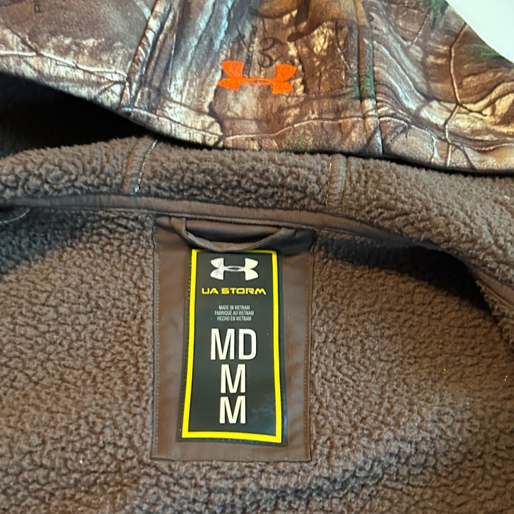 Under Armour Camo Performance Jacket - Brown And … - image 2